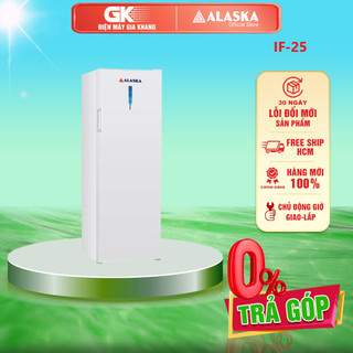 If-25 - tủ đông alaska 250 lít if-25 - bảo hành chính hãng - miễn phí giao hcm