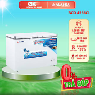 Bcd 4568ci ---- tủ đông alaska inverter 282 lít bcd 4568ci