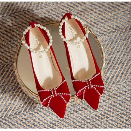 Giày GXC143 cao gót 3,7cm tươi sáng nổi bật tinh tế thời trang nữ | BigBuy360 - bigbuy360.vn