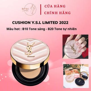 Phấn nước ysl. cushion touche éclat glow pact bản hồng mới 2022,phấn nước cushion ysl 2021 full size