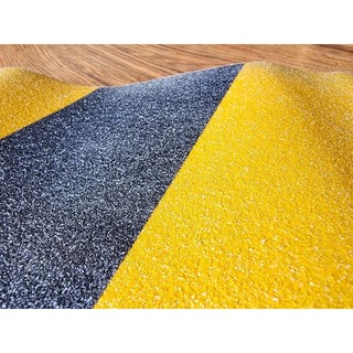 Griptape for Skateboards (fine) black GRIP BLANK (MIẾNG NHÁM VÁN TRƯỢT) Medium quality WARNING SIGN