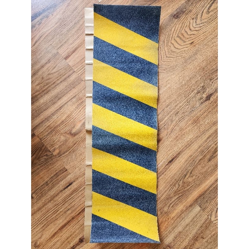 Griptape for Skateboards (fine) black GRIP BLANK (MIẾNG NHÁM VÁN TRƯỢT) Medium quality WARNING SIGN