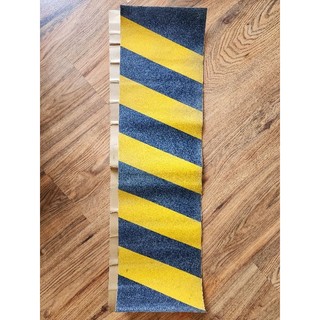 Griptape for skateboards black grip blank medium quality warning sign