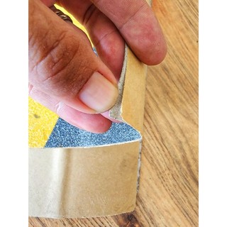 Griptape for Skateboards (fine) black GRIP BLANK (MIẾNG NHÁM VÁN TRƯỢT) Medium quality WARNING SIGN