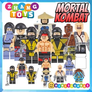 Đồ chơi Xếp hình Mortal Kombat Baraka - Jax - Kitana - Raiden - Kung Lao
 - Liu Kang
- Scorpion Minifigures Kopf KF6094