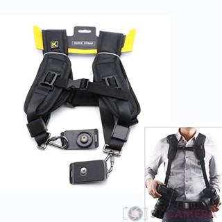 Dây đeo vai đôi Dây đeo thao tác nhanh chống mỏi chịu lực cho máy ảnh Canon, Sony, Nikon, Fujifilm, Panasonic