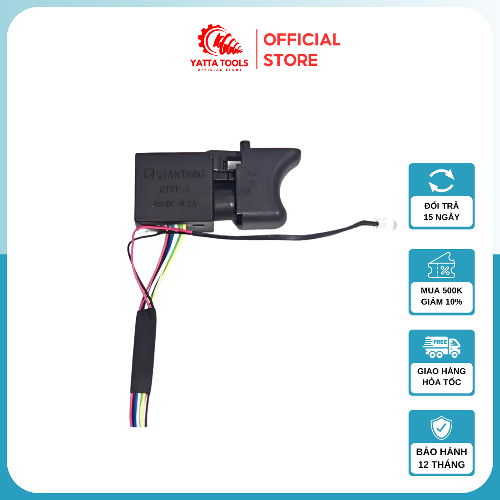 Công tắc máy khoan pin Makita, cò máy khoan pin Makita không chổi than