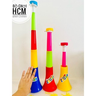   60 CM  Đồ chơi trẻ em kèn thổi cổ vũ bóng đá 3 màu dành cho bé thích khám phá các loại nhạc cụ âm nhạc kèn trumpet 
