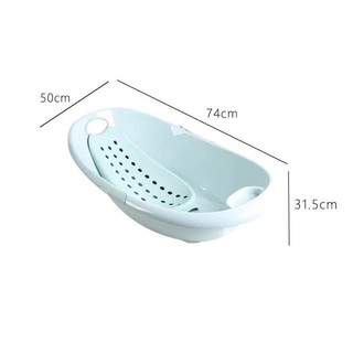 Chậu tắm Elip cỡ đại VIETNHAT (kèm võng tắm)