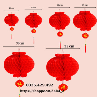 ĐÈN LỒNG NILON ĐỎ ĐỦ SIZE TREO TRANG TRÍ, CHẤT LIỆU KHÔNG THẤM NƯỚC