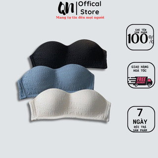 Áo ngực quây CLOVER không dây đệm mỏng chống tuột 2 kiểu mặc tặng kèm dây áo chất liệu su êm ái - 1875