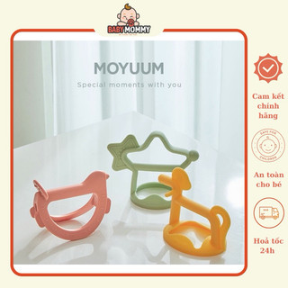 Gặm nướu MOYUUM silicone hình con ngựa dành cho bé từ 3 tháng tuổi -  Baby Mommy