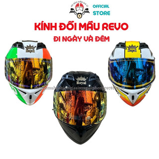 phụ kiện Kính rời gắn Mũ Bảo Hiểm Fullface Royal M266, M179, M168, M137, M138 (nhiều mầu)