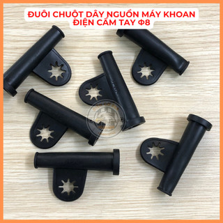 (Combo 5 cái) đuôi chuột cao su dây nguồn máy khoan điện lỗ 8ly có chỗ móc chìa khoá