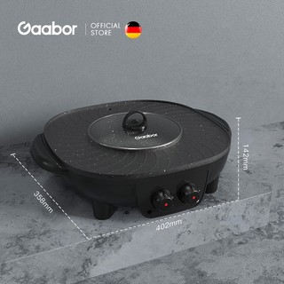 Nồi lẩu nướng điện đa năng gaabor gh-m13a dung tích 2l -1300w