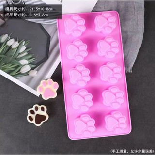 Khuôn Silicon Bàn Chân Mèo