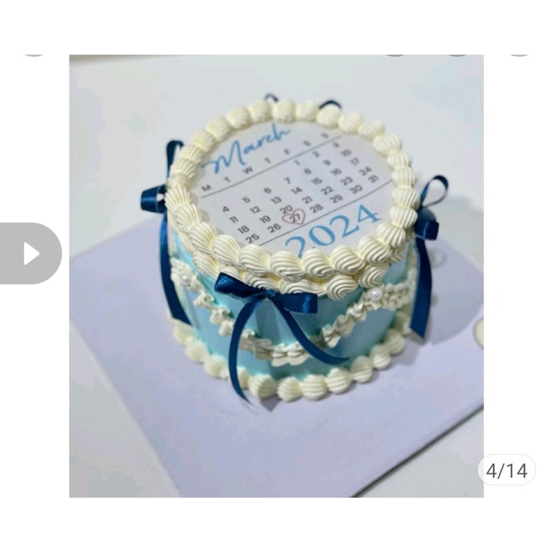 Bánh kem đốt cháy size 18cm