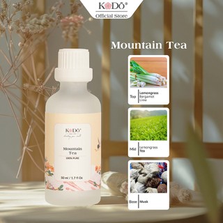 Tinh Dầu Nước Hoa KODO Mountain Tea Trà Cam Sả Làm Thơm Phòng, Không Gian, Thư Giãn - Essence collection - 10/50/100ml
