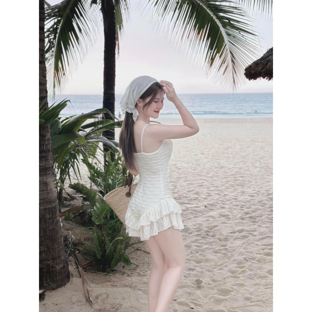 Váy Nữ 2 Dây Đi Biển Jumpsuit - Chất Vải Xốp Tằm Sóng Mềm Mại , Thiết Kế Tôn Dáng Sexy mai_xinh_shop | BigBuy360 - bigbuy360.vn