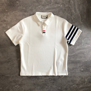 Áo Polo Zoewatson sọc tay New York B0717 BuiVintage, vải cotton dày dặn phom đẹp.