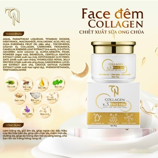 Kem face đêm sữa ong chúa đông anh chính hãng 15g