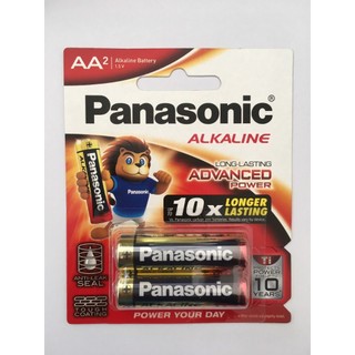 Pin AA 1.5v Alkaline Panasonic LR6T/2B ( vỉ 2 viên )