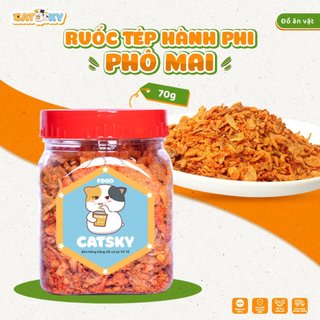 Muối Ruốc Tép Hành Phi Phô Mai CATSKY FOOD Hương Vị Đậm Đà Ăn Kèm Bánh Tráng Phơi Sương
