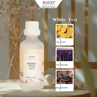 Tinh Dầu Nước Hoa KODO White Tea Hương Trà Trắng Làm Thơm Phòng, Không Gian, Quần Áo - Classic - 10/50/100ml