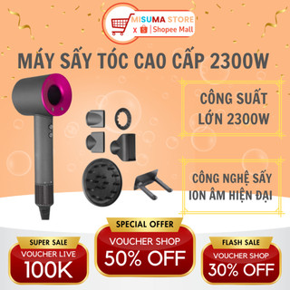 Máy sấy tóc Misuma 2 chiều nóng lạnh công suất lớn 2300W nhanh khô tóc, 3 chế độ sấy chăm sóc tóc chuẩn salon