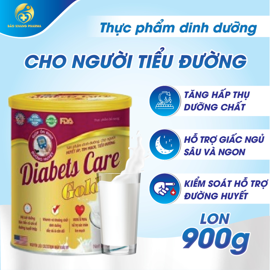 {Mua 1 Tặng 1} Sữa tiểu đường DIABETS CARE GOLD - dinh dưỡng cho người tiểu đường tăng cường sức khỏ