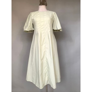 [BYMO] DOTTIE thanh lý - Đầm tay phồng xanh bơ nhạt - Size S BYMO HOME