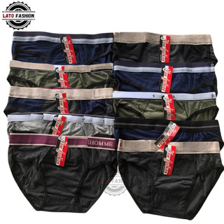 Bộ 10 Quần lót nam nhiều lưng ngẫu nhiên, Quần sịp xì nam co giãn thoáng mát vải thun cotton hàng xưởng