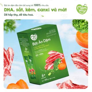 Bột ăn dặm Mămmy đầy đủ các vị cho bé (6M+)