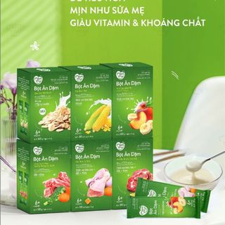 Bột ăn dặm Mămmy đầy đủ các vị cho bé (6M+)