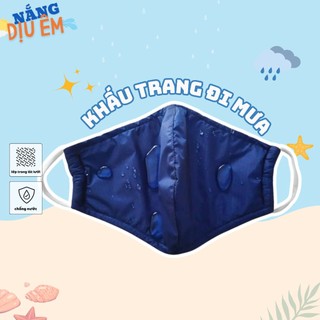 Khẩu trang đi mưa chống thấm nước