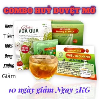 Trà giảm cân gia truyền Thiên Long giảm cân siết eo nhanh hộp 40 gói có tặng Detox hoa quả giảm 5_8kg