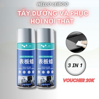 Bình Xịt Phục Hồi Và Dưỡng Nội Thất Ô Tô HELLO LEIBOO 450ML Vệ Sinh Đa Năng Da, Nhựa, Sofa