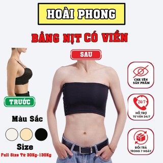 Áo Nịt Ngực Tomboy - Hoài Phong Store - Bản Nịt Gen Thun Có Viền 15cm - Có Lót Gen Thun Trước Ngực