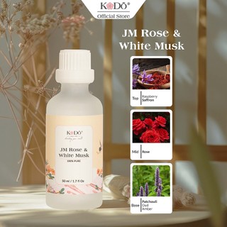 Tinh Dầu Nước Hoa KODO JM Rose & White Musk Hương Gỗ Trầm Làm Thơm Phòng, Không Gian, Quần Áo - Signature - 10/50/100ml