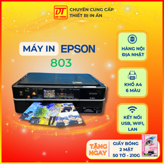Epson 803, 804 - máy in phun 6 màu khổ a4, đầu phun 100%