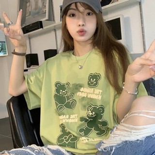 Áo thun tay lỡ form rộng GẤU TEDDY TUỔI THƠ, áo phông form rộng