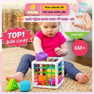 Đồ chơi GIÁO DỤC MONTESSORI thông minh hộp đan dây cho trẻ nhỏ trẻ sơ sinh bé trai bé gái 6 9 12 tháng 1 2 tuổi babyegg