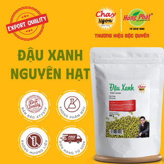 Đậu xanh nguyên hạt sạch chuẩn đẹp hiệu chay ngon hùng phát gói 500g