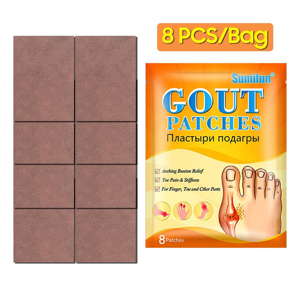 Miếng Dán Thảo Dược Xương Khớp Gout Patches Nga - Miếng Giảm Đau Gút Xương Khớp Gout Patches