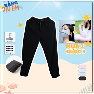 Quần hằng nhiệt smart cool thời trang 1 giây là mát co giãn thun lạnh chất vải thun nylon form rộng thoáng mát