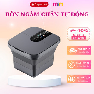 Bồn ngâm chân massage MISUMA gấp gọn, massage ngâm chân hồng ngoại sục khí, con lăn matxa tự động
