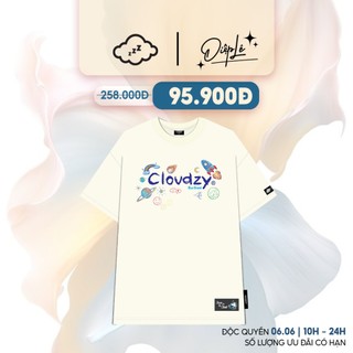  Áo phông local brand nam nữ unisex tay lỡ thun form rộng teen cổ tròn oversize cotton CLOUDZY CRAYON