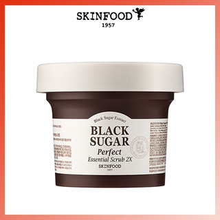 Tẩy tế bào chết đường đen Skinfood black sugar perfect essential scrub 2X (210g)