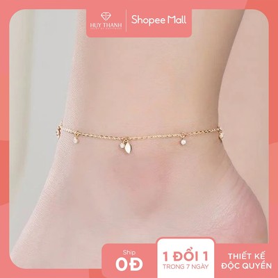 Lắc Chân Nữ Vàng 14k LCLF92 Huy Thanh Jewelry