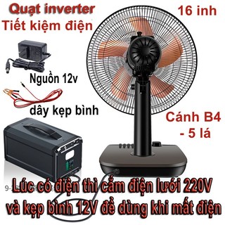 Quạt tích điện động cơ không chổi than bldc 12v, 24V
